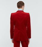 Gucci - Cotton-blend velvet jacket