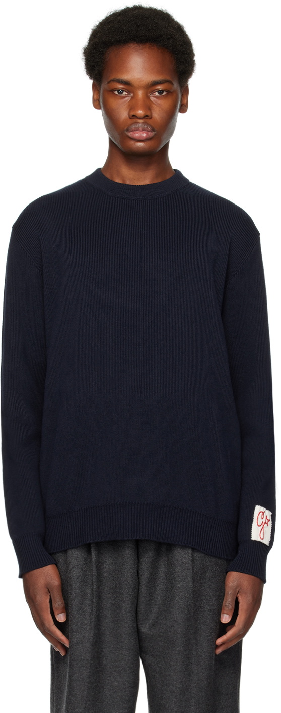 Golden Goose Navy Crewneck Sweater