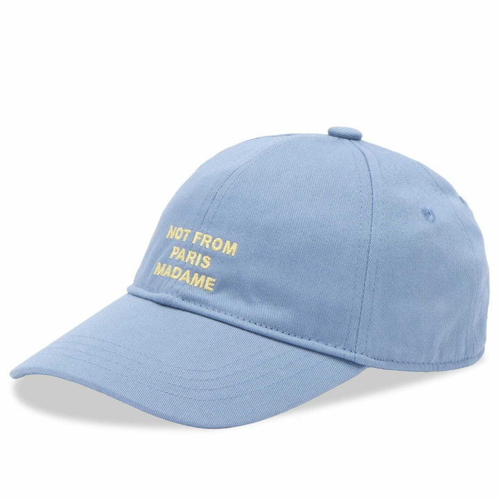 Photo: Drôle de Monsieur Men's Slogan Cap in Atlantic Blue 