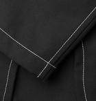 Comme des Garçons SHIRT - Black Panelled Twill Blazer - Black