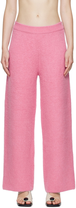Photo: Birrot Pink Brushed Trousers