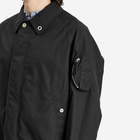 Comme des Garçons Homme Men's Dry Cotton Bomber Jacket in Black