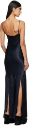 Eckhaus Latta Navy Gloam Maxi Dress