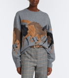Stella McCartney Intarsia virgin wool sweater