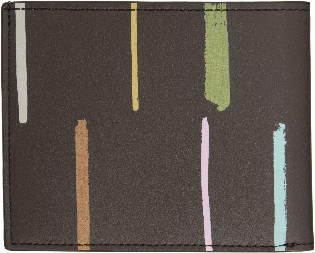 Paul Smith Brown Striped Wallet