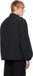HELIOT EMIL Black Surtsey Windbreaker Jacket