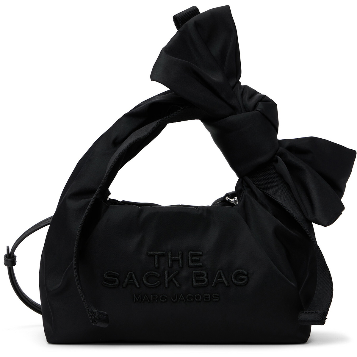Marc Jacobs Black 'The Bow Nylon Mini Sack' Tote