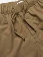 TEKLA - Organic Cotton-Poplin Pyjama Shorts - Green