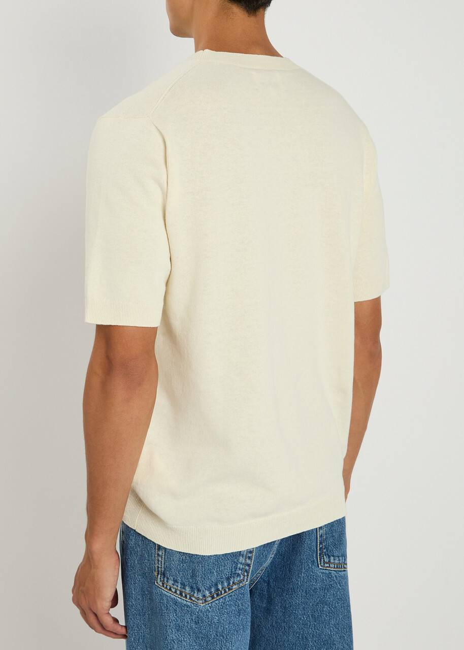 Norse Projects Rhys Linen-blend T-shirt Ecru Norse Projects