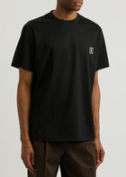 Wooyoungmi Logo Cotton T-shirt Black