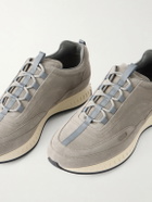 John Lobb - Laced Stream Suede Sneakers - Gray