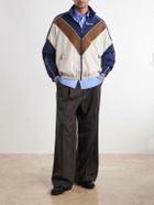 Willy Chavarria - Bad Body Cotton-Jersey Track Jacket - Blue