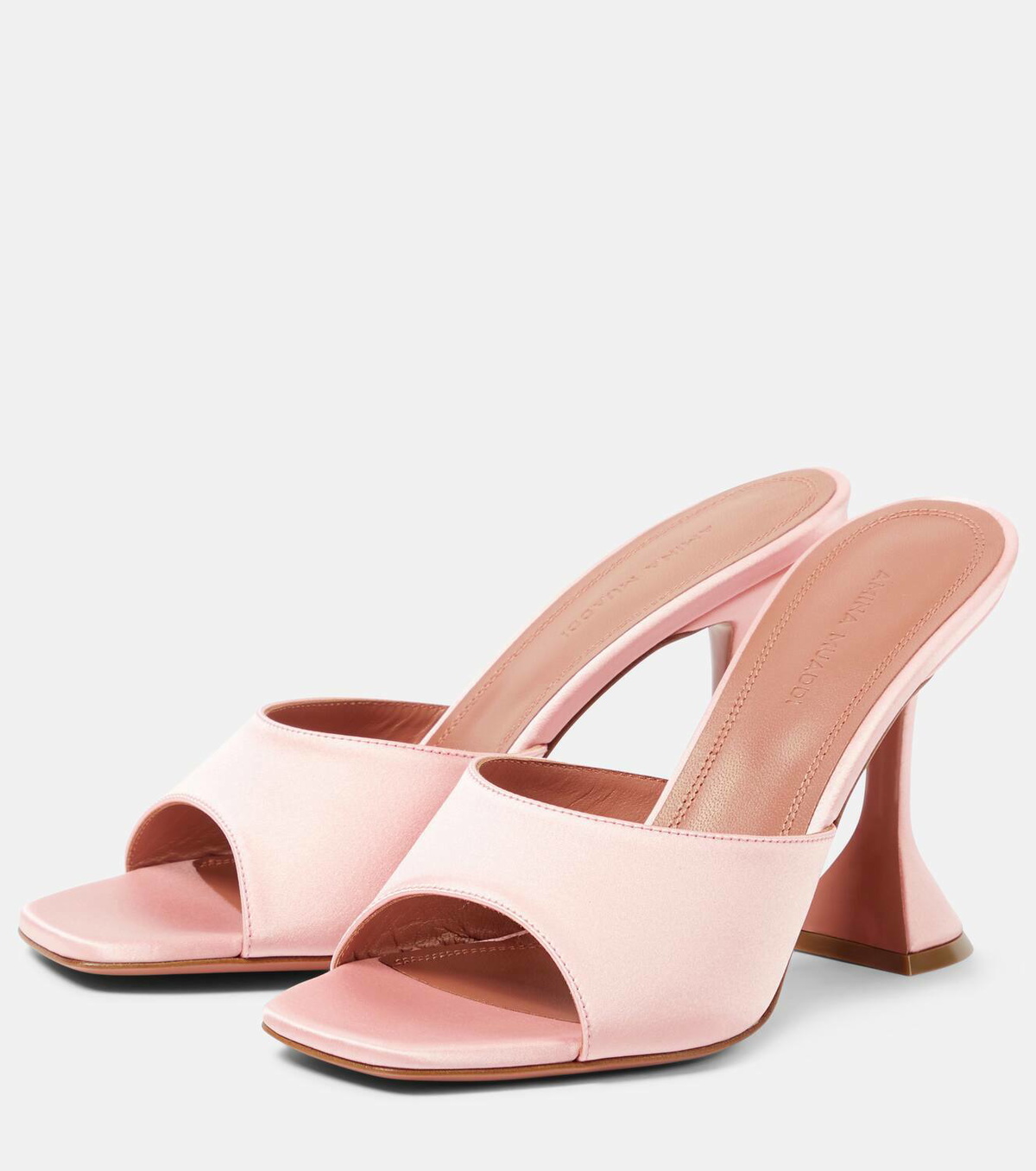 サンダル・ミュール AMINA MUADDI SANDAL (LUPCRYNETSLI95 SUBLWICR) Amina Muaddi | Lupita 95 crystal silver mules | Savannahs