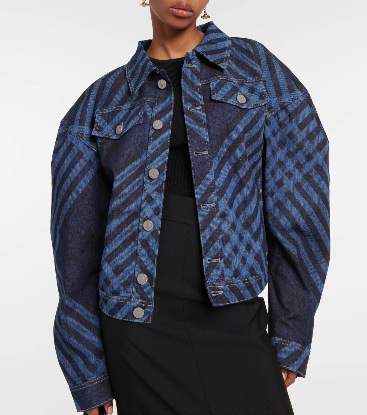 Vivienne Westwood Checked jean jacket Vivienne Westwood
