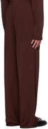 Marine Serre Brown Viscose Lounge Pants