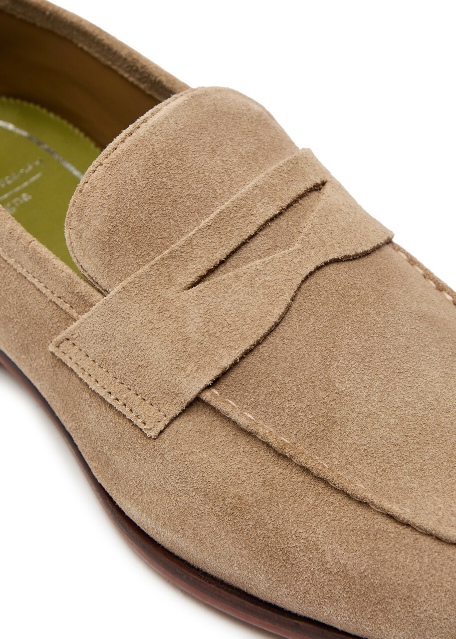 Oliver Sweeney Keyworth Suede Loafers Beige