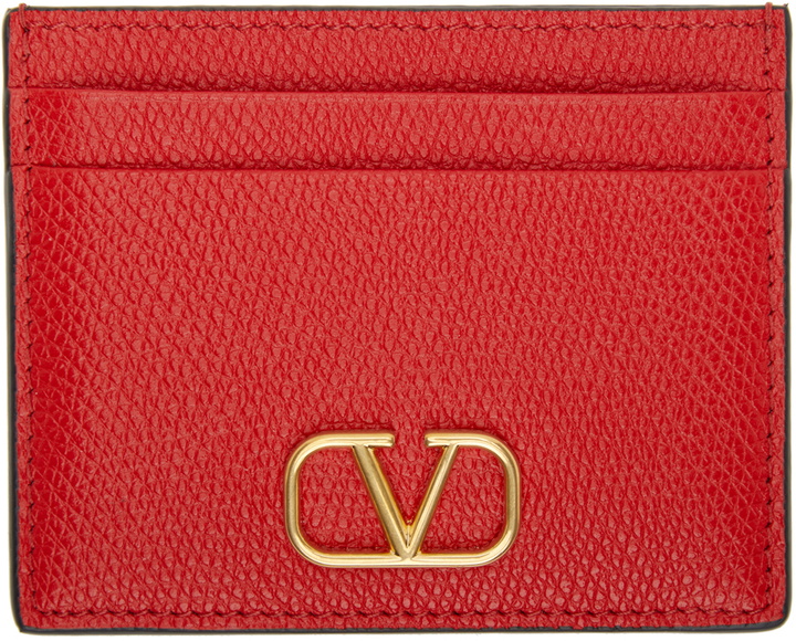 Photo: Valentino Garavani Red VLogo Card Holder