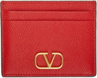 Valentino Garavani Red VLogo Card Holder