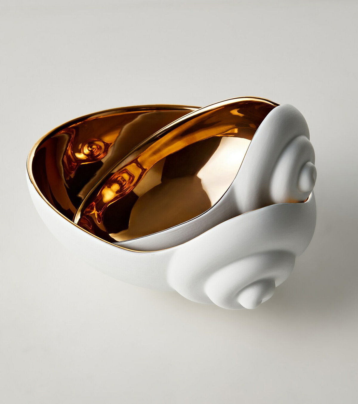 L'Objet x Jessica McCormack Small porcelain and 24kt gold bowl