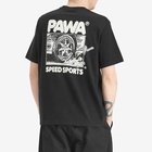 Pawa Speed Sports Men's Burnout T-Shirt in Black