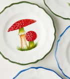 Les-Ottomans Mushroom set of 4 ceramic side plates