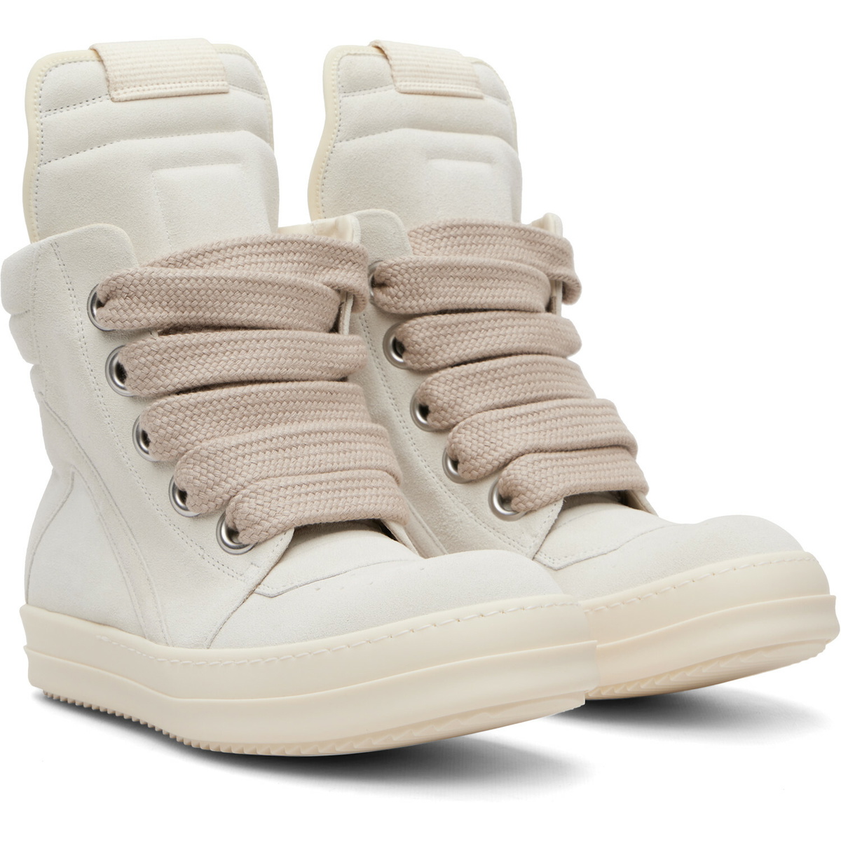 Rick Owens Off-White Tower Jumbolace Geobasket Sneakers