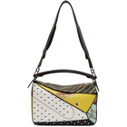 Loewe Multicolor Paulas Ibiza Edition Patchwork Puzzle Bag