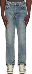 Represent Blue R2 Straight Leg Jeans