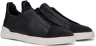 ZEGNA Navy Triple Stitch™ Sneakers