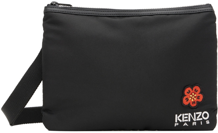 Photo: Kenzo Black Kenzo Paris Crest Shoulder Bag