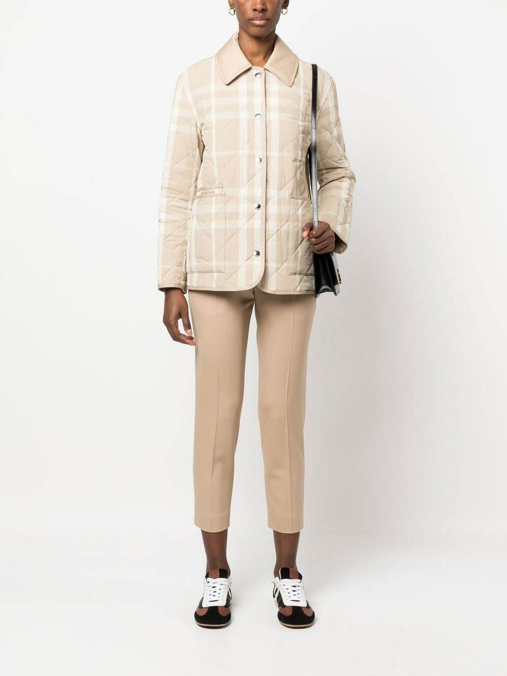BURBERRY - Quilted Short Jacket Burberry
