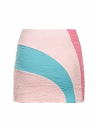 ANDERSSON BELL - Cotton Candy Stretch Crinkle Mini Skirt