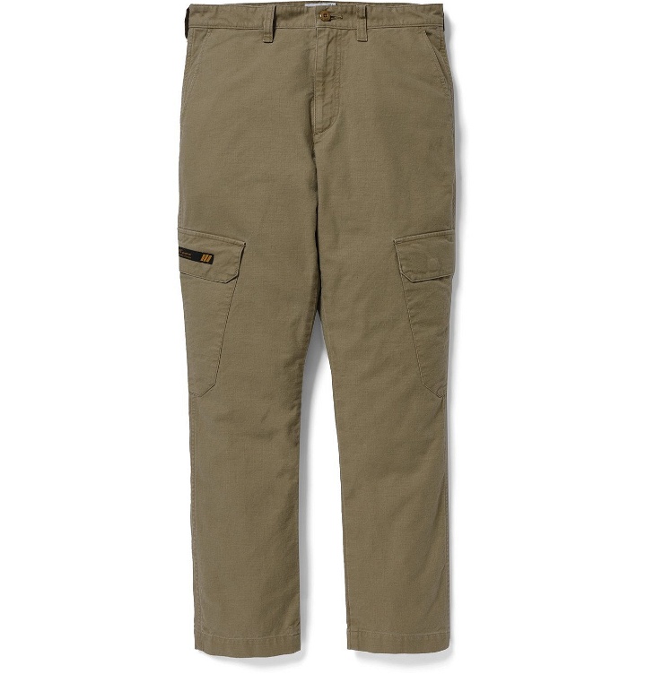 Photo: WTAPS - Jungle Slim-Fit Cotton-Ripstop Cargo Trousers - Neutrals