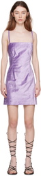 rag & bone Purple Juliet Mini Dress