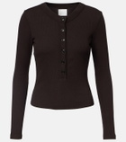 Citizens of Humanity Ribbed-knit jersey top