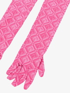 Marine Serre Gloves Pink   Womens