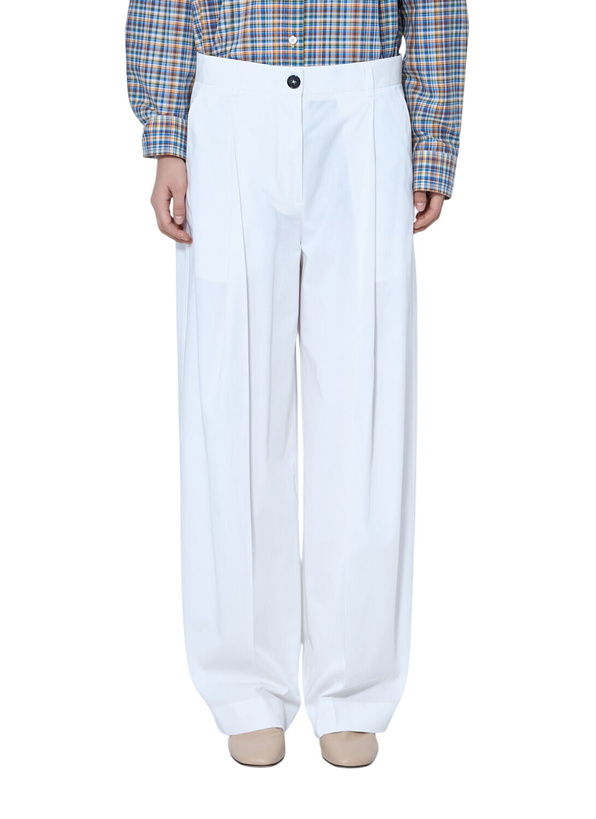 Photo: Toteme Single Pleat Cotton Trousers