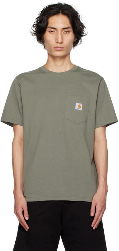 Photo: Carhartt Work In Progress Khaki Pocket T-Shirt