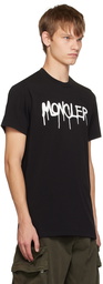 Moncler Black Printed T-Shirt