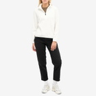Napapijri Women's Quarter Zip Fleece in White Whisper