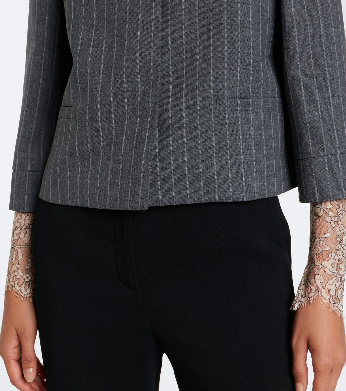 Valentino Pinstripe virgin wool jacket