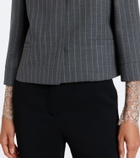 Valentino Pinstripe virgin wool jacket
