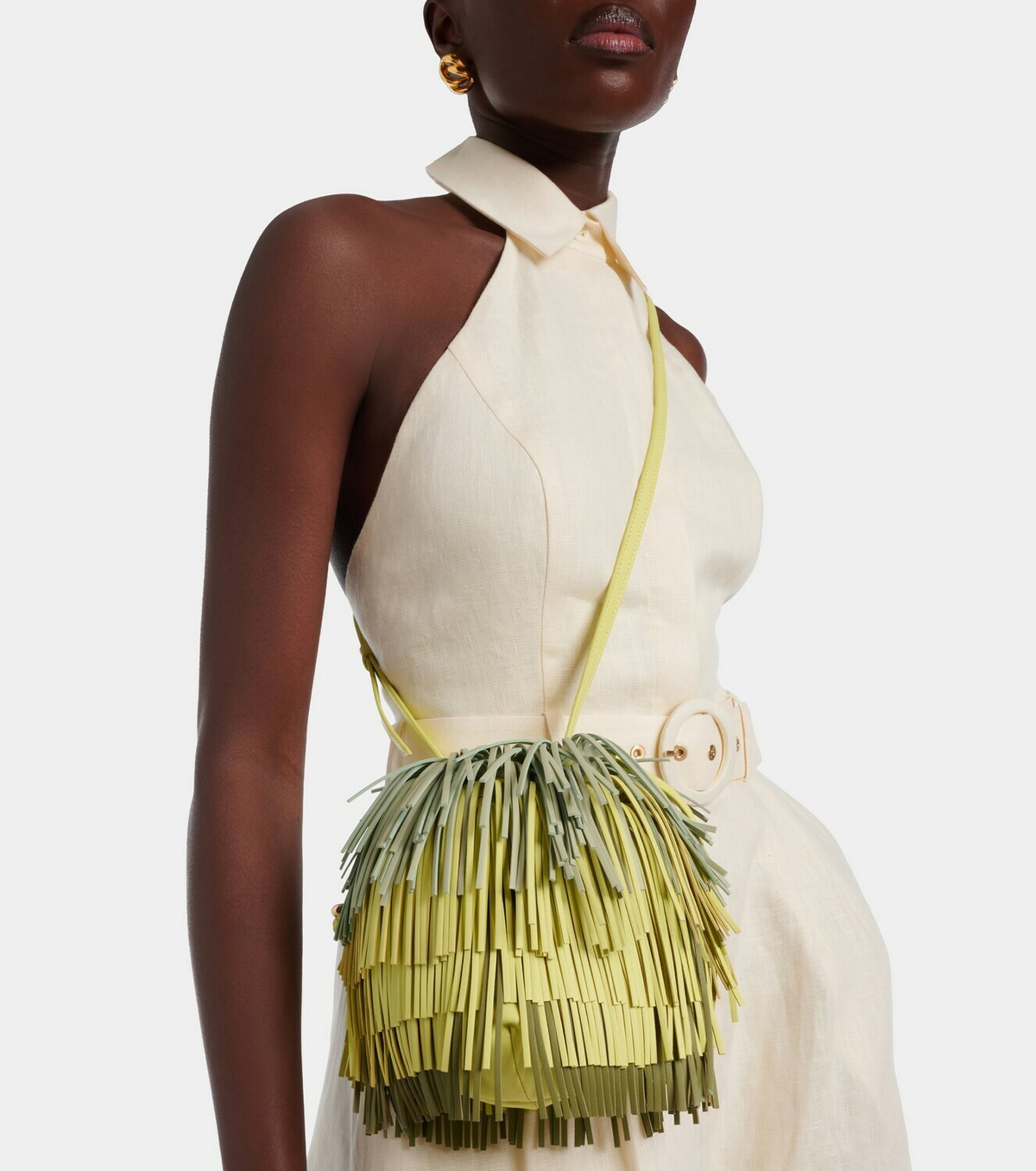 Zimmermann Fringe ombré leather crossbody bag