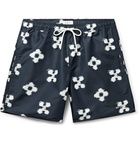 Saturdays NYC - Timothy Mid-Length Printed Ripstop Swim Shorts - Blue