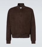 Gabriela Hearst Suede bomber jacket