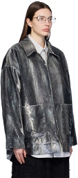 Doublet Gray Summer Fur Jacket