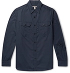 Monitaly - Cotton-Poplin Shirt - Blue