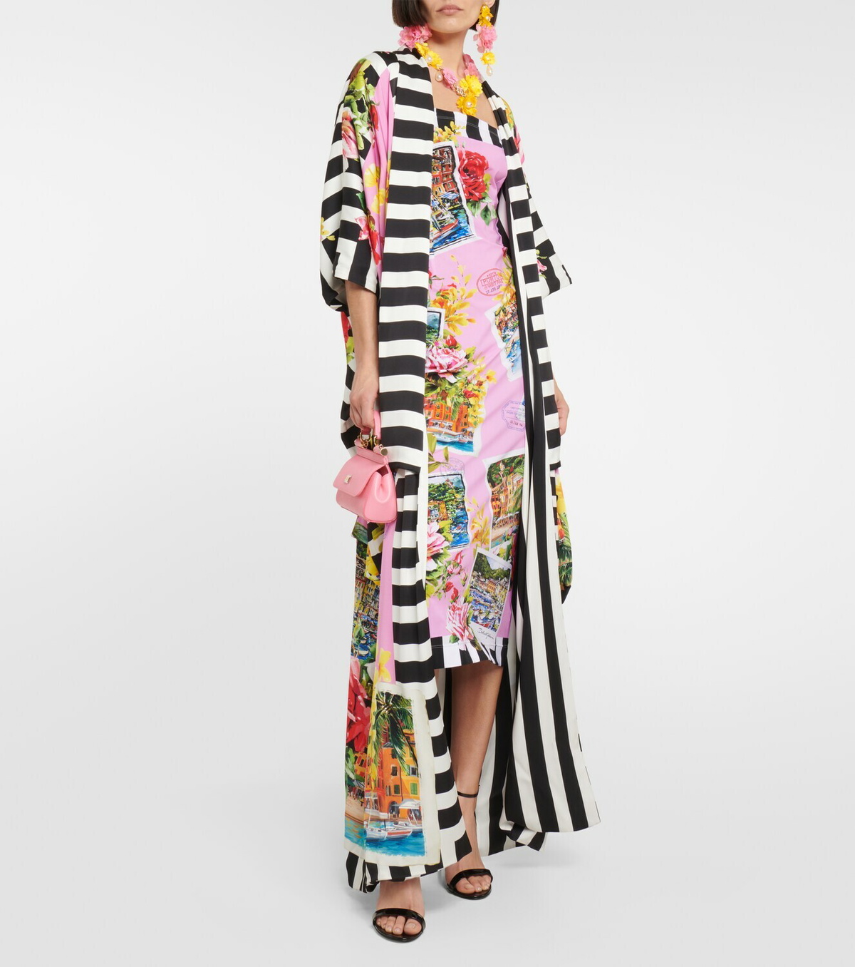 Dolce & Gabbana Portofino Printed Cotton-Blend Dress - RRP $695