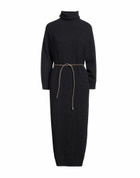 Peserico Womens Midi dress in Midnight blue