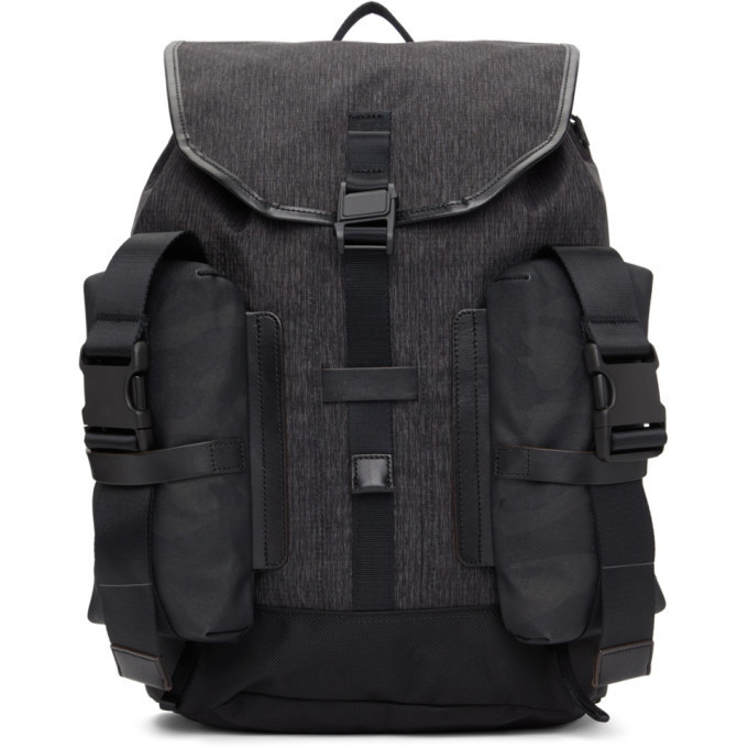 Photo: Master-Piece Co Black and Grey Medium Rogue Backpack